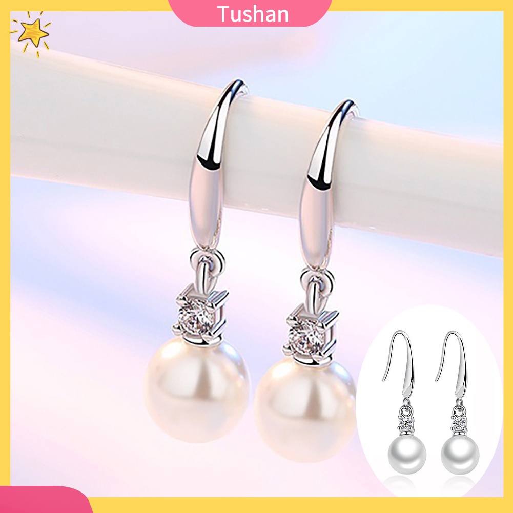 Khuyên tai nữ đính ngọc thời trang