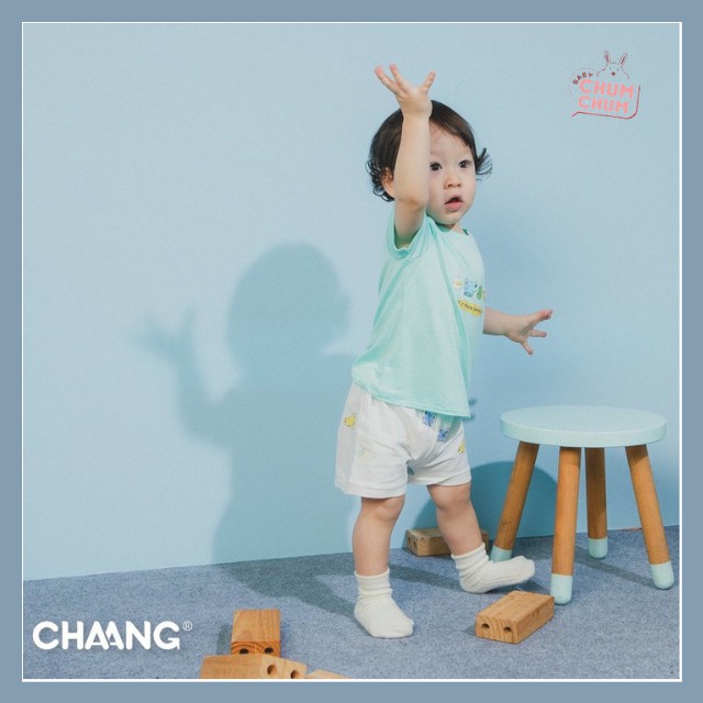 Set Bộ Cộc Cotton Cúc Vai Cho Bé Xanh Lá Lake Chaang Babychumchum 3 Tháng Đến 5 Tuổi