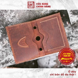 Ví da nam / bóp da nam cao cấp khâu tay / handmade gạt tàn store / da bò thật 100% / vd386