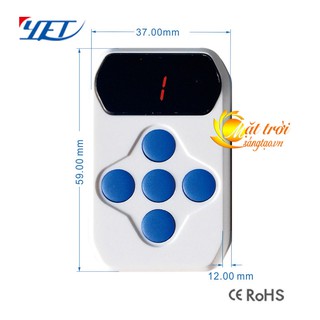 Điều khiển học lệnh RF đa năng YET 4in1