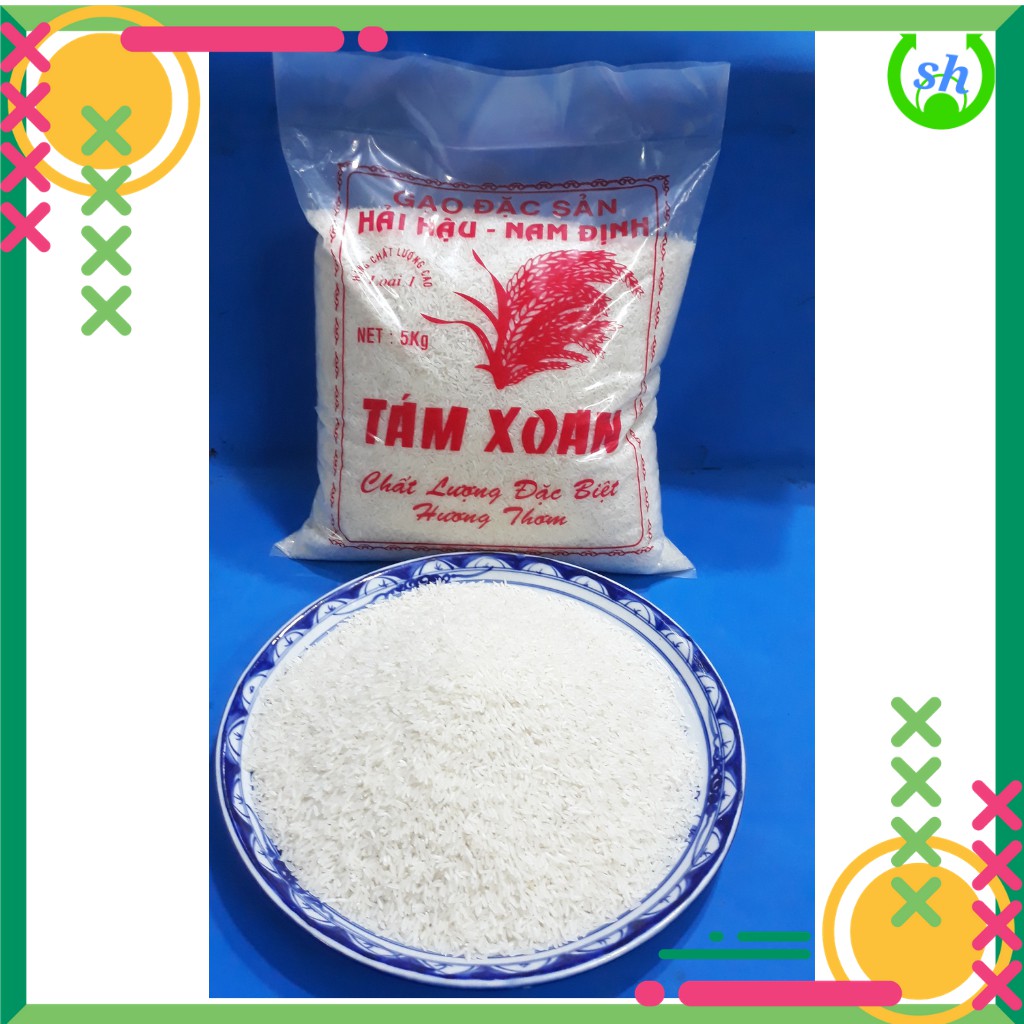 Gạo tám xoan Hải Hậu(NĐ) - 5kg-10KG