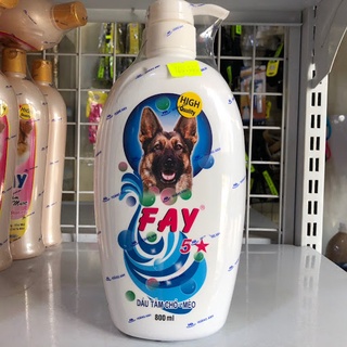 Sữa tắm fay 5 sao 800ml dành cho chó mèo