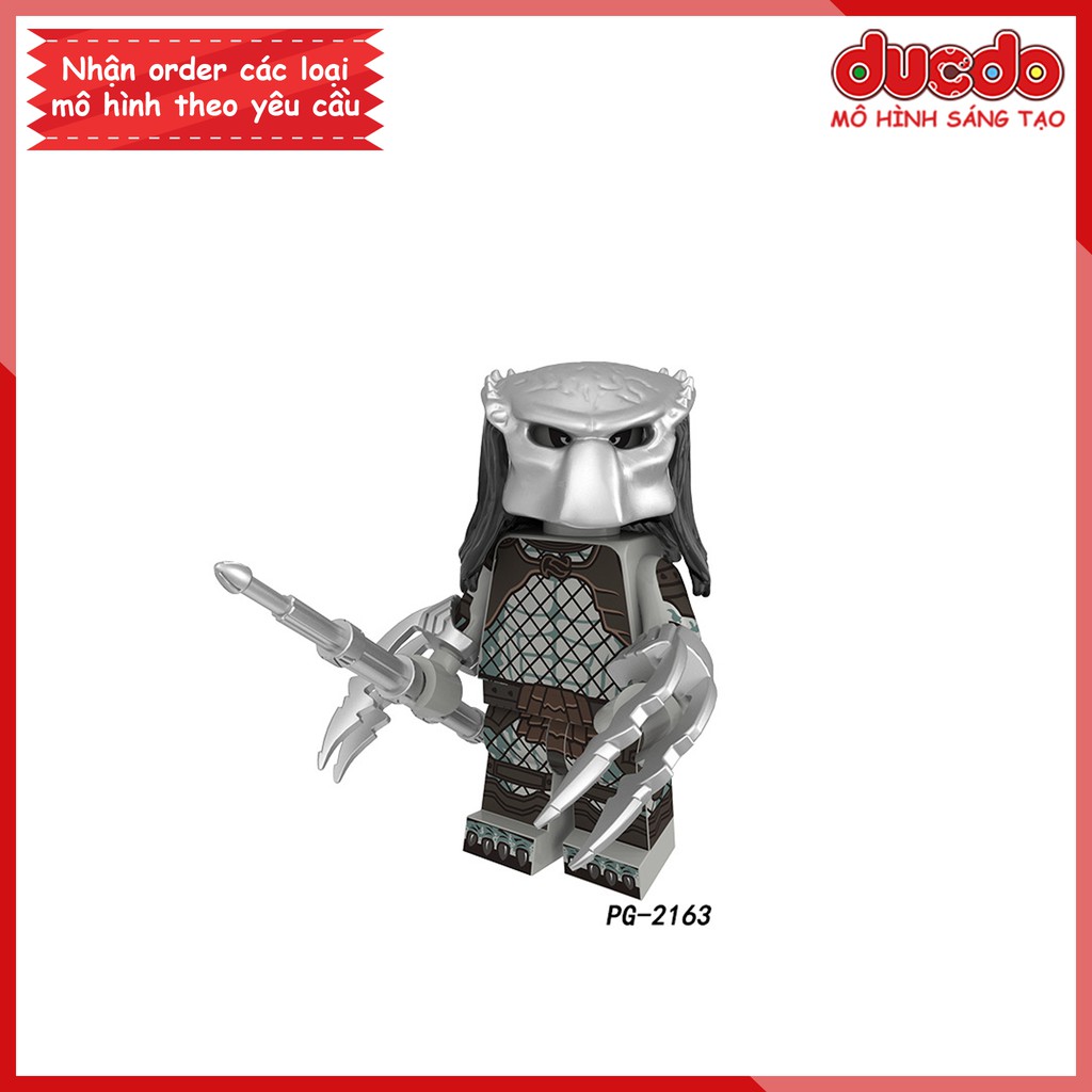 Minifigures quái vật vô hình Predator và Aliens - Đồ Chơi Lắp Ghép Xếp Hình Mô hình Mini POGO PG 8254