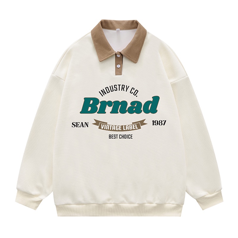 Áo Sweater Polo Nỉ Nam Nữ Unisex Dài Tay Form Rộng Phong Cách Trẻ Trung Thời Trang Sugal TOP NAM 245V2