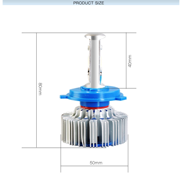 Thanh đèn LED 12V-85V kèm phụ kiện chất lượng cao cho xe máy