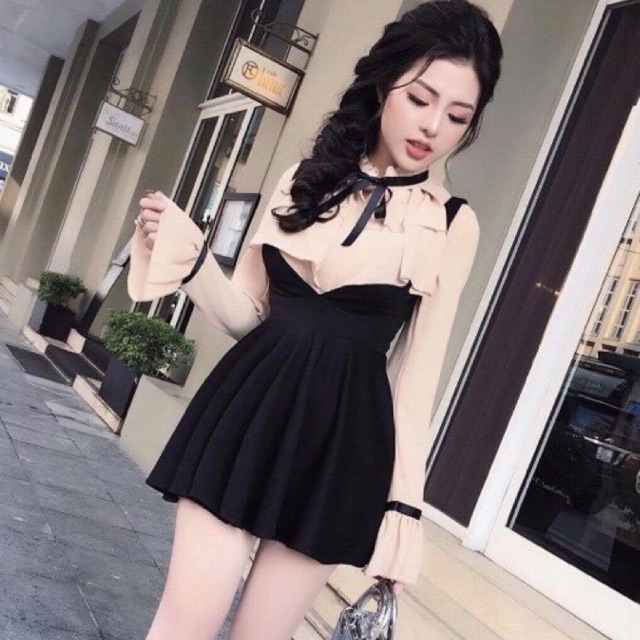 Sét váy yếm áo SM Bèo