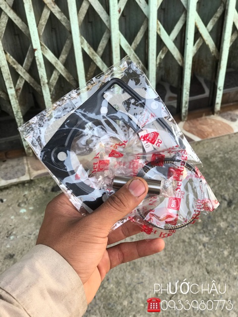 Lòng Wave, Dream 62mm , Full Piston, Bạc , Ắc , Phe gài