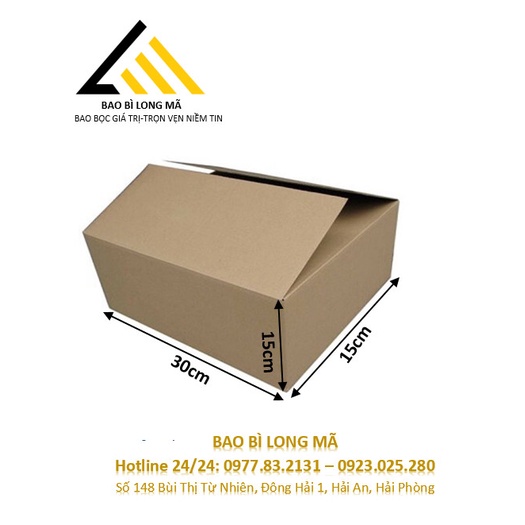 50 hộp  thùng carton, hộp ship cod, bìa gói hàng giá rẻ Hải Phòng