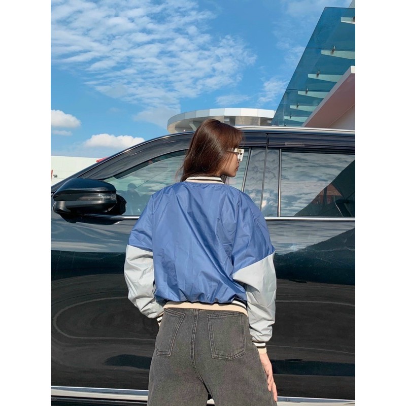 ÁO KHOÁC DÙ BOMBER FROM RỘNG 2 SIZE L VÀ XL