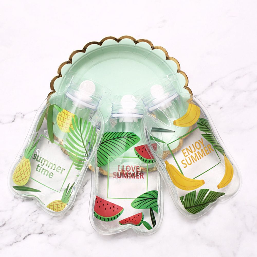 Bình đựng nước nóng chườm nóng giữ ấm màu trong suốt làm từ pvc có thể tái sử dụng