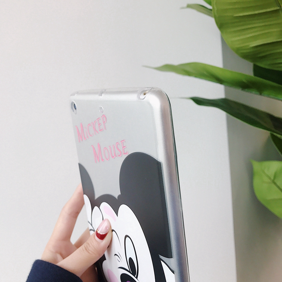 For iPad Air 2 Mini 2 3 4 5 iPad 6 Pro 11 Air3/Pro 10.5 Case Cute Mickey Minnie Pattern Transparent Cover | BigBuy360 - bigbuy360.vn