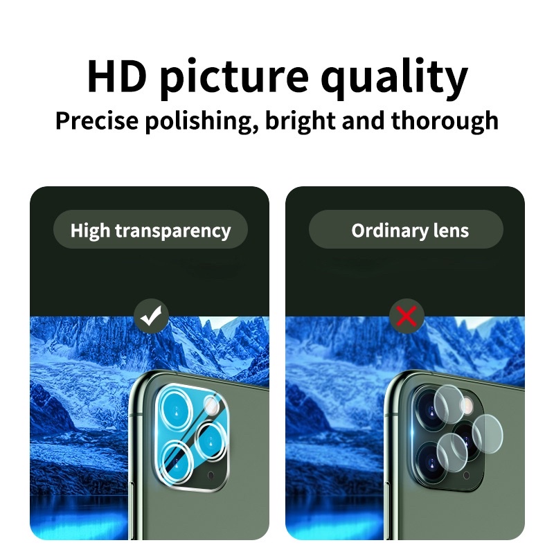 🌸  Kính cường lực bảo vệ camera sau chuyên dụng cho iP 11 12 13 14 pro Max
