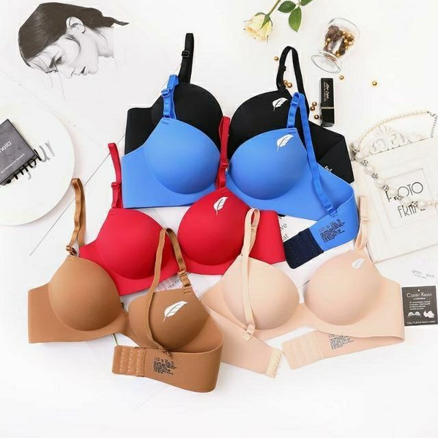 ÁO LÓT NỮ ❤️FREESHIP❤️ Giảm 25k khi Nhập Mã [MICOCHI25k ]  HÌNH LÁ KHÔNG GỌNG ĐỆM NÂNG NGỰC SIÊU ĐẸP
