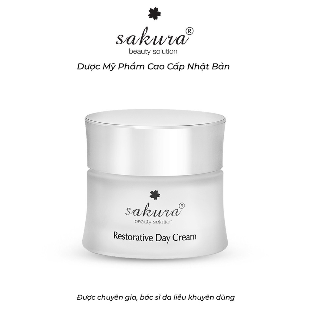 Kem dưỡng phục hồi, chống lão hóa da ban ngày Sakura Restorative Day Cream 30g
