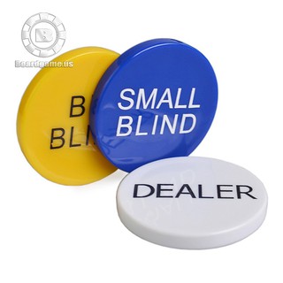 Bộ 3 nút Dealer, Big Blind, Small Blind