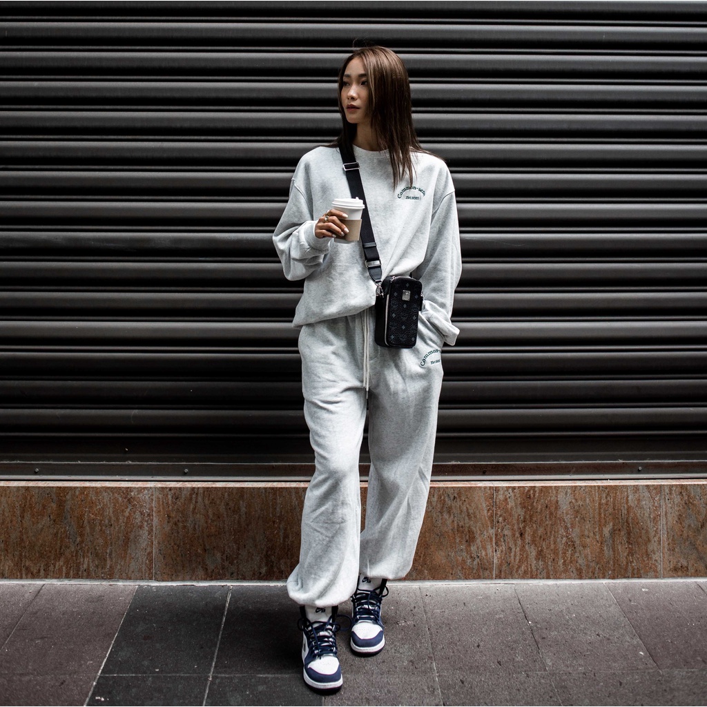 COMMON SENSE-bộ nỉ xám sáng | BigBuy360 - bigbuy360.vn