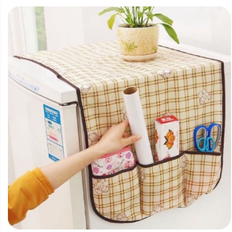 Tấm phủ bảo vệ tủ lạnh có ngăn để đồ