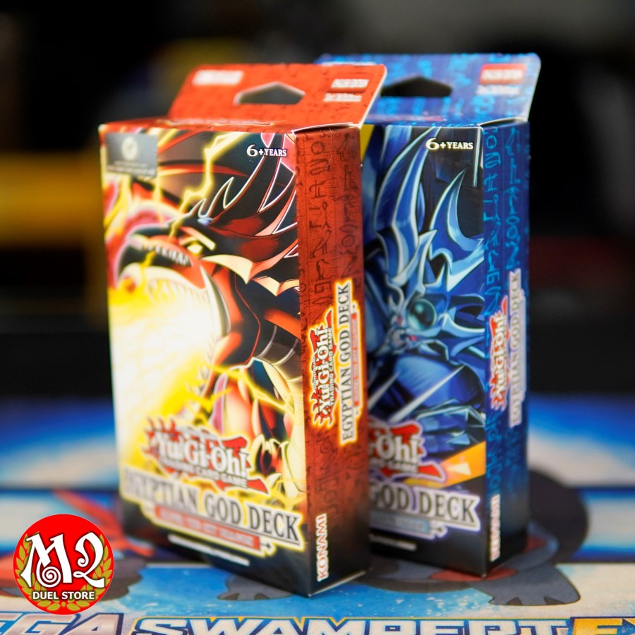 Bộ đôi 2 hộp Egyptian God Deck COMBO: Slifer và Obelisk Yugioh Structure Deck - Dành cho thị trường Hoa Kỳ USA