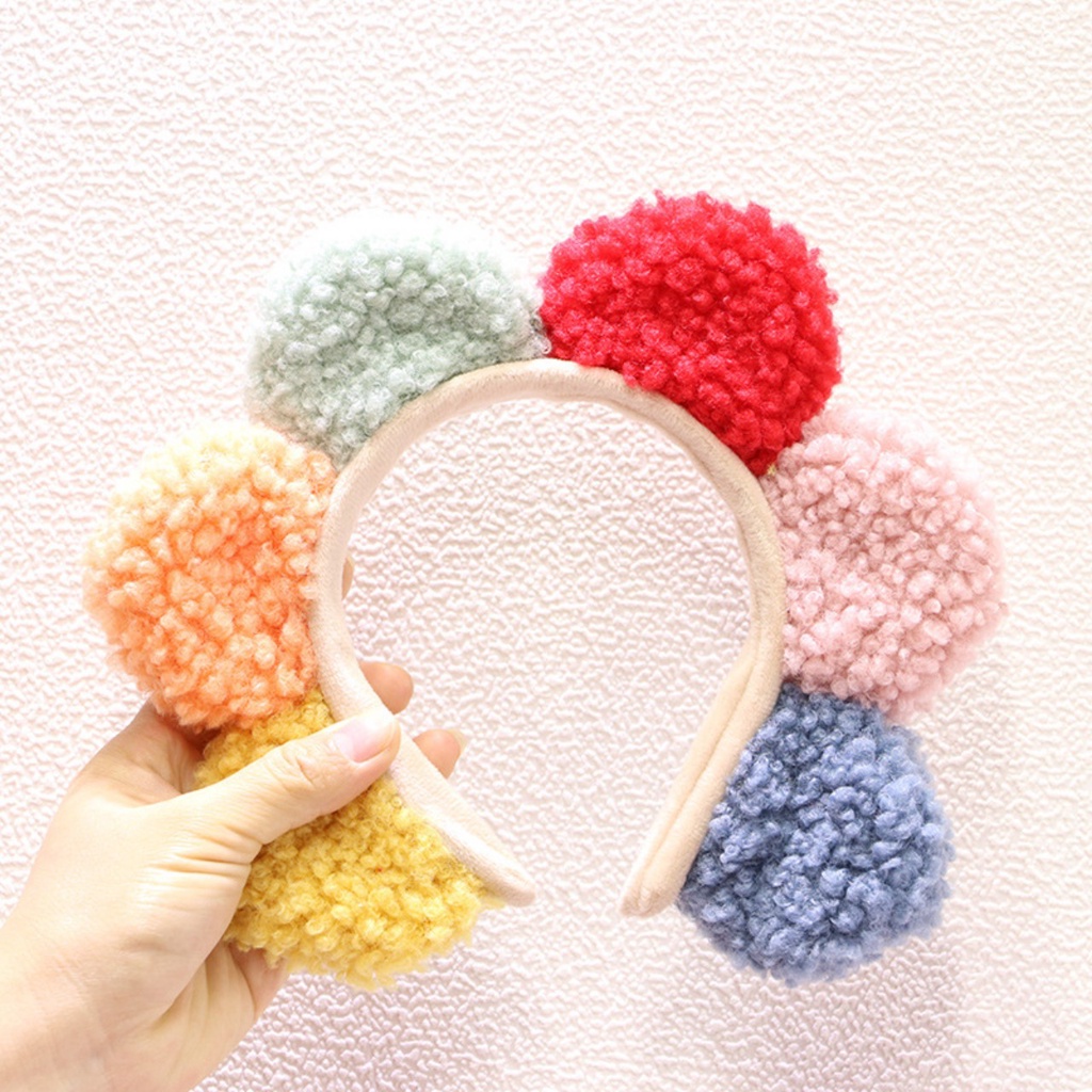 Băng đô cài tóc trang điểm hình mặt trời cute cho nữ