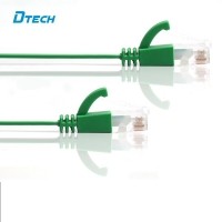 Cáp UTP Cat 6  Dtech 1.8M 67F18, 5m 67F50 , Cáp mạng cấm sẵn 2 đầu đúc 1.8M 67F18 , 5m DTECH 67f50 mỏng dẹp