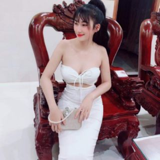 Đầm body cúp ngực rút dây