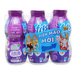 [VỈ 6 LỌ] Sữa Fristi Cam/Nho/Táo/Dâu vỉ x 80ml.