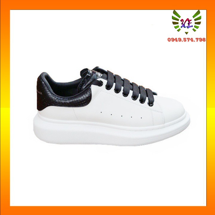 Giày sneaker trắng dây đen đế bằng vân cá sấu giày trắng dây đen siêu hot ( Hỗ Trợ Đổi Trả) | BigBuy360 - bigbuy360.vn