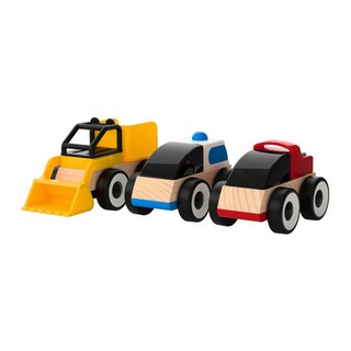 Bộ 3 đồ chơi xe ô tô gỗ Lillabo IKEA