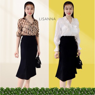 Chân váy đuôi cá dáng dài công sở LISANNA