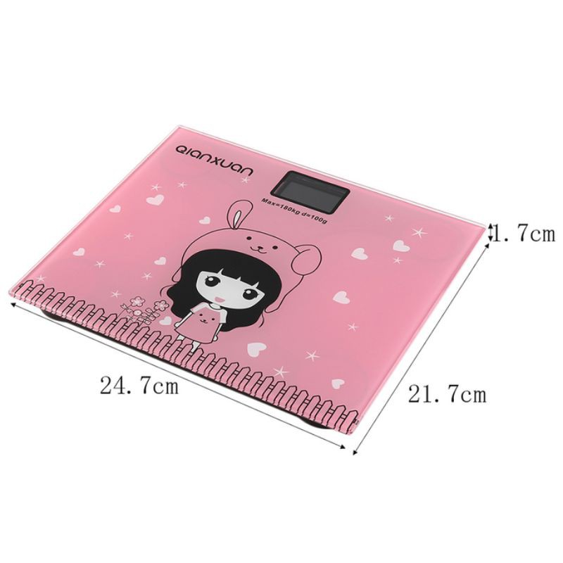 Cân mặt kính vuông Elictronic body scale,,,