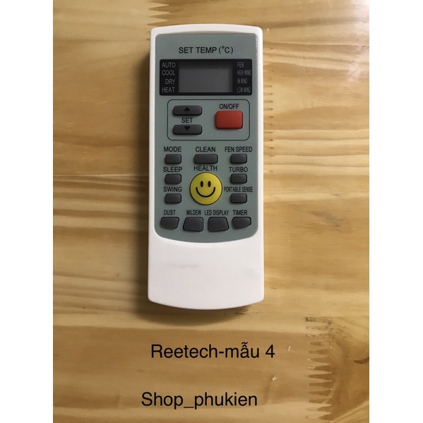 Remote máy lạnh Reetech (YKR-H008)- Điều khiển điều hoà Reetech (YKR—H008)