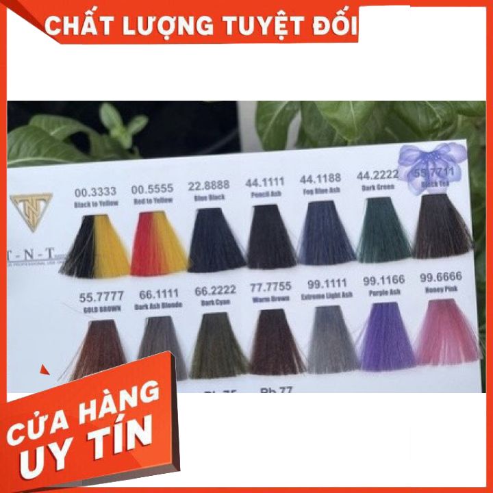 [CHÍNH HÃNG]Nhuộm TNT / Màu Nhuộm Trực Tiếp TNT nhiều màu hot lên màu chuẩn không cần tẩy tóc  không kho tóc