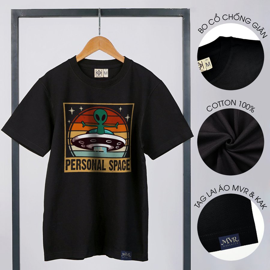 Áo thun nam nữ người ngoài hành tinh form rộng Không gian riêng tư phong cách cổ điển MVR KK3981