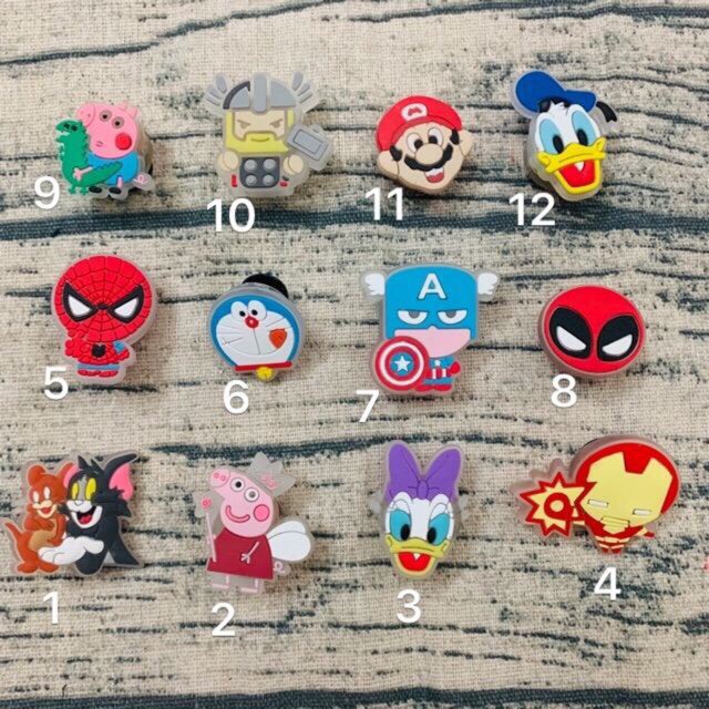 Set 3 Jjibitz stick đèn led gắn dép và balo