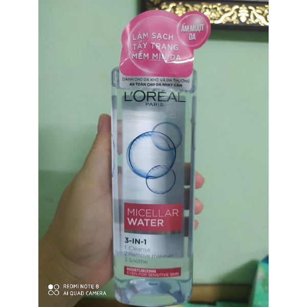 Nước Tẩy Trang Loreal - L'Oreal 3 In 1 Micellar 95ml/400ml