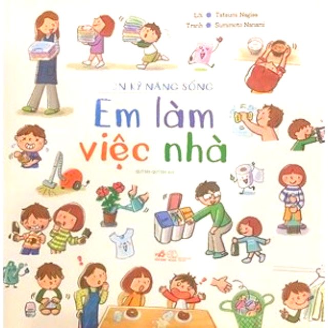 Sách - Em Làm Việc Nhà-Ehon Kỹ Năng Sống