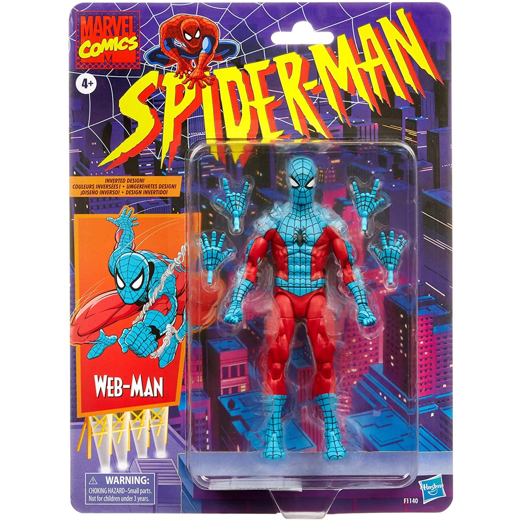 🌟Web Man🌟Mô hình HasbroϟMarvel Legends Series 6-inchϟSpider Man Vintage Collection