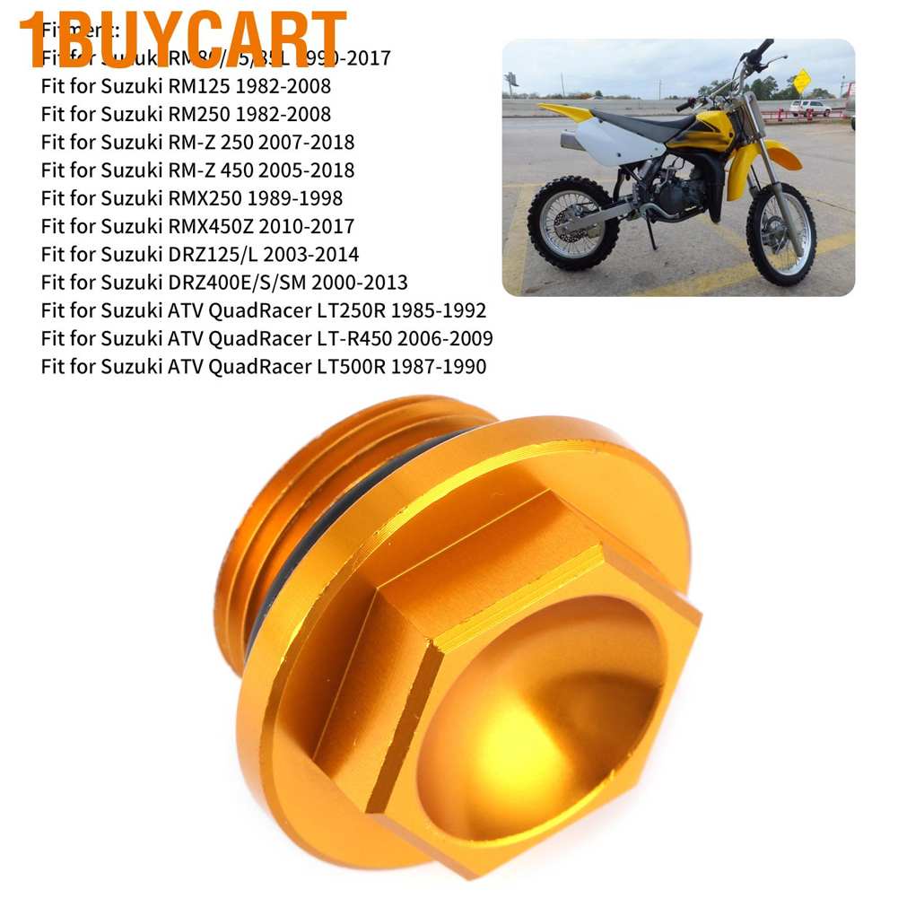1 nắp đậy bình nhiên liệu bằng nhôm CNC cho Suzuki RM125/RM80/RM250/RM‐Z 250/RMX450Z