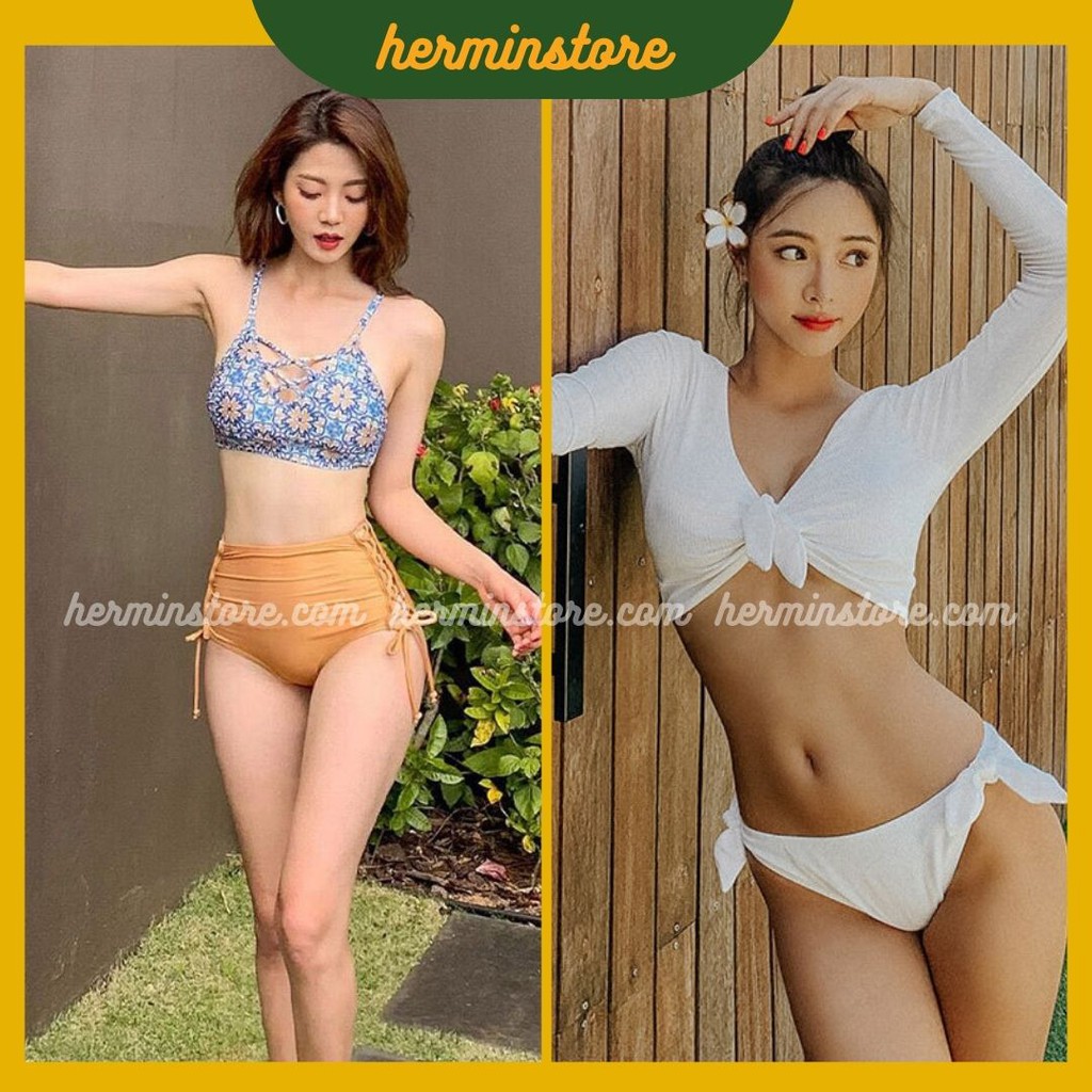 (Ảnh th10 Mẫu Đồ bơi nữ - bikini 2 mảnh chất liệu vải bơi cao cấp hot nhất hè 2021