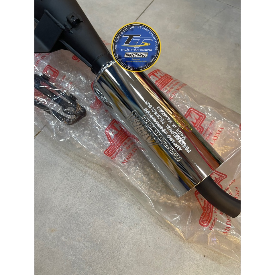 Pô tăng sport kiểu zin AHM chính hãng / Satria /Xipo / RGV