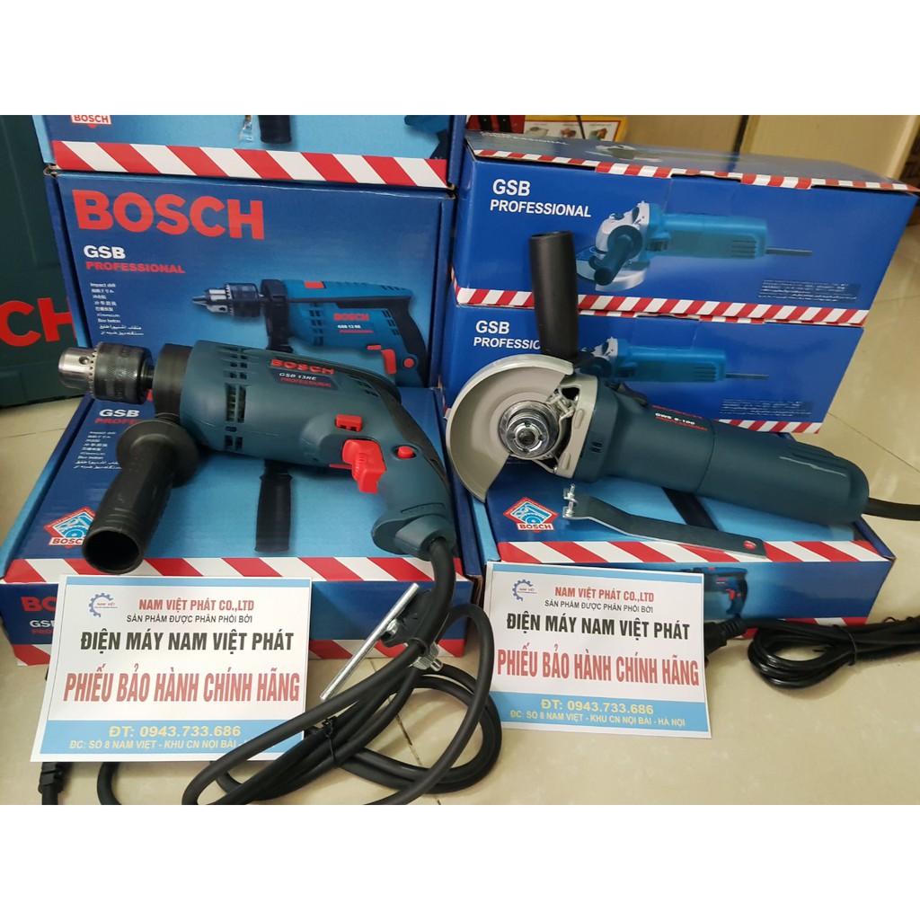 Máy Mài Bosch 670w, Máy Mài Góc, Máy Cắt Cầm Tay - Hàng Công Ty