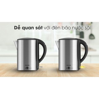 Bình đun siêu tốc giữ nhiệt Philips 1.7 lít HD9316