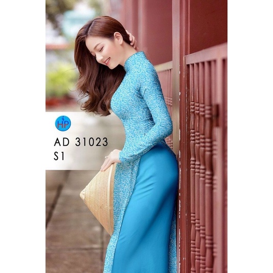 Vải áo dài hoa nhí