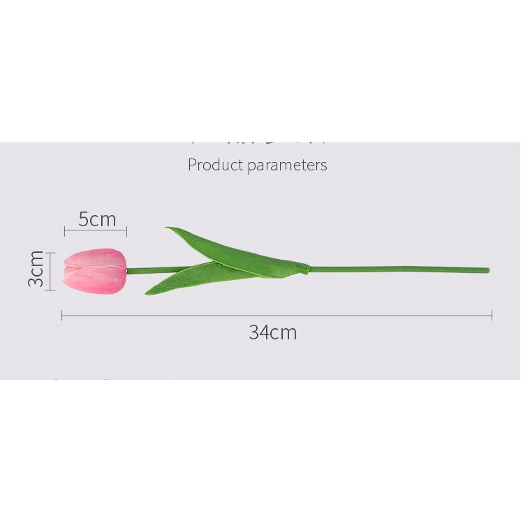Bông hoa tulip giả cắm hoa trang trí để bàn đẹp mắt Hoa Tulip Nhân Tạo Trang Trí Tiệc Cưới
