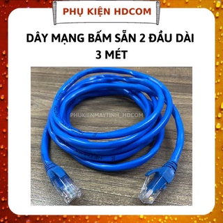 Dây mạng, cáp mạng cat6 2 đầu lan bấm sẵn dài 3 mét