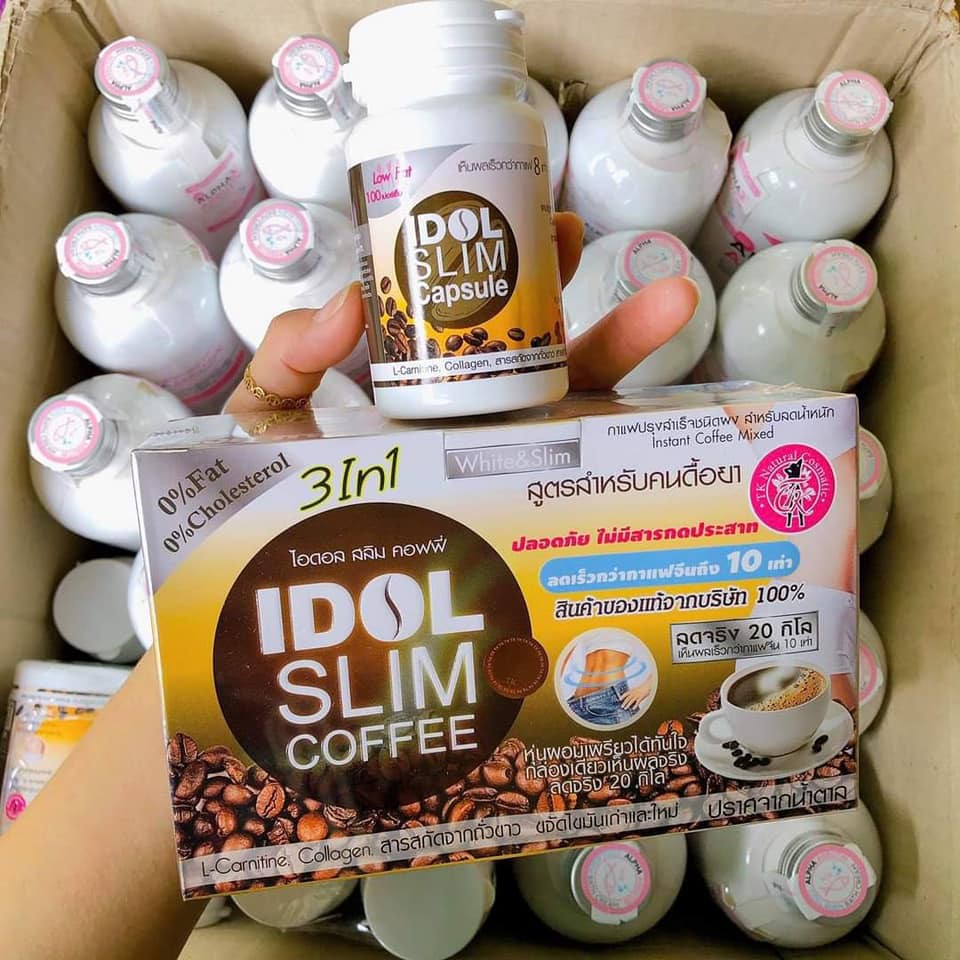 Giảm cân IDOl SLIM COFFEE dạng viên trắng chính hãng Thái Lan