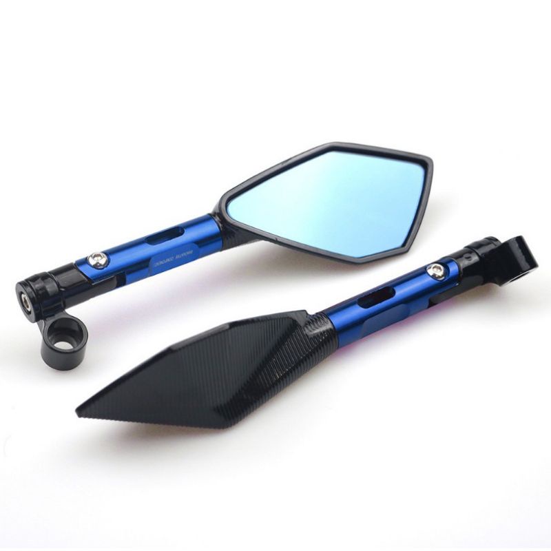 Gương chiếu hậu xe máy 5 cạnh rizoma thời trang mini nhỏ gọn gập xoay 360 độ rẻ đẹp đa năng chống chói cnc lắp mọi xe