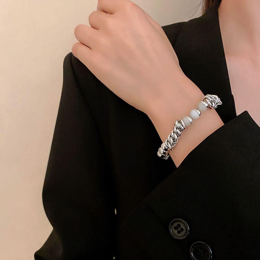 ANEMONE Vòng cổ Chuỗi Hạt Phong Cách Hip Hop Hàn Quốc Thời Trang Cho Cặp Đôi