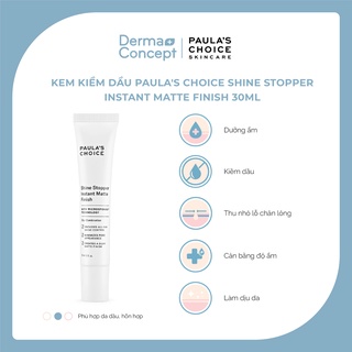 Kem kiềm dầu, thu nhỏ lỗ chân lông Paula's Choice Shine Stopper Instant Matte Finish 30ml [NHẬP KHẨU CHÍNH HÃNG 100%]