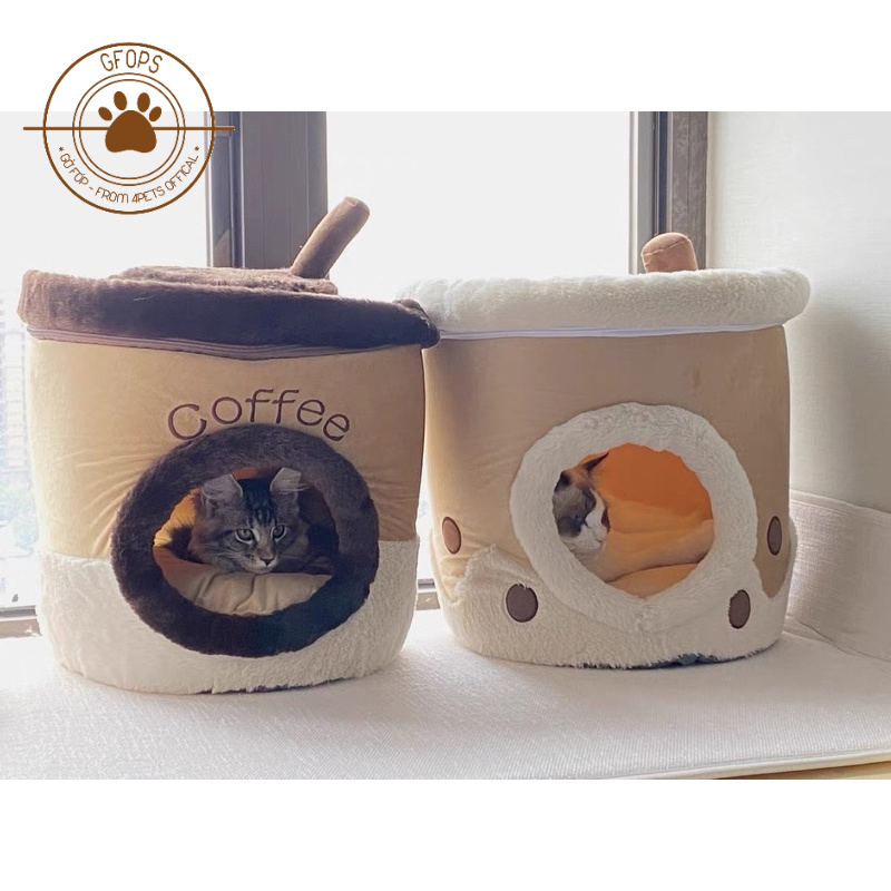 Ổ đệm nằm cho chó mèo, 2 in 1 phù hợp cho cả mùa nóng và mùa lạnh - 4pets official